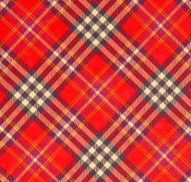 Úplet polyester skotský vzor