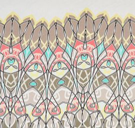 Viskozová látka abstrakní vzor