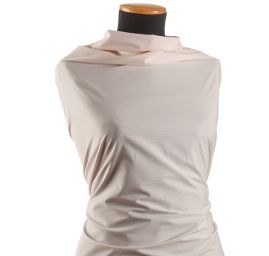 Bavlněná látka vzor proužky pudrová/smetanová