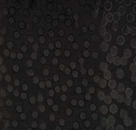 Podšívka žakárová černá puntík II.jakost