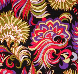 Kostýmová látka piké etno vzory