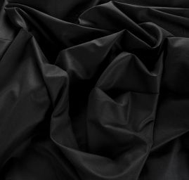 Bavlněný etamín jemný černý