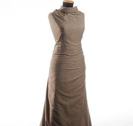 Viskoza žakár proužky/květy