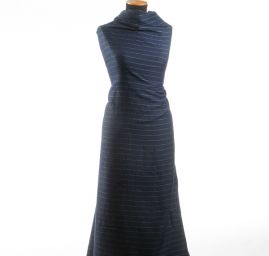 Len středně silný modro-bílý proužek