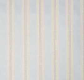 Bavlna žakár pruhy modrá/smetanová