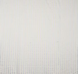 Bavlna žakár pruhy modrá/smetanová