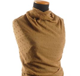 Bavlněný etamín žakár puntík