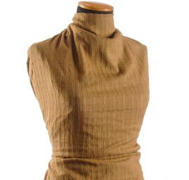 Bavlněný etamín žakár proužky