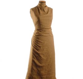 Bavlněný etamín žakár proužky