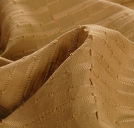 Bavlněný etamín žakár proužky