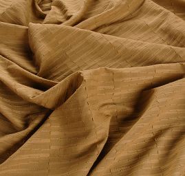 Bavlněný etamín žakár proužky