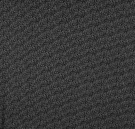 Letní úplet vzor malých nepravidelných puntíků černý