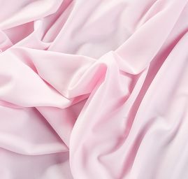 Žoržet šatový oboustranně pružný světle růžový