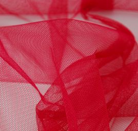 Tyl pružný jemný ve vínové barvě