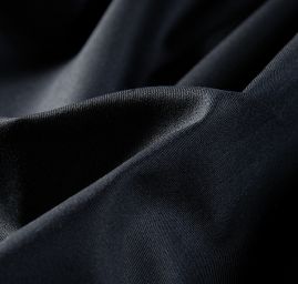 Pružná bavlněná látka tmavě modrá