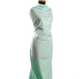 Pružná bavlněná látka pastel pistácie