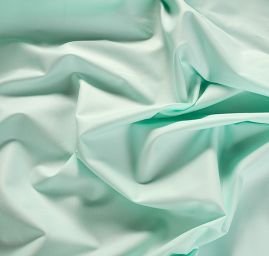 Pružná bavlněná látka pastel pistácie