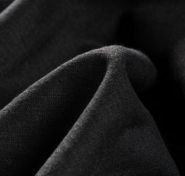 Len pružný směs s viskozou černý