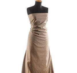 Len pružný směs s viskozou režný tmavý