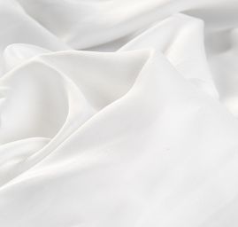 Cupro šatová látka slonová kost