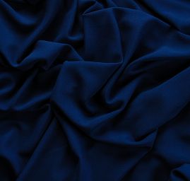 Žoržet pružný jednobarevný tm.modrý