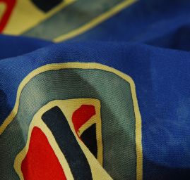 Látka z kolekcie Etno štýl modrá