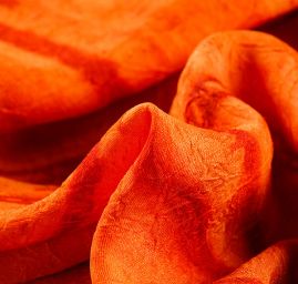 Batika Krešo satén oranžovo-vínová