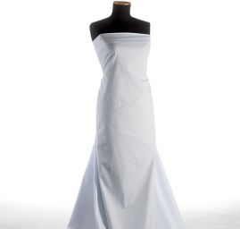 Bavlněná látka proužky modré