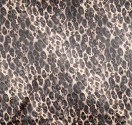 Hedvábný atlas nepřužný zvířecí motiv