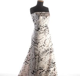 Hedvábný satén abstraktní vzor 