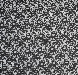 Krajka ny tylu s velkými oky černá