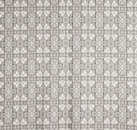 Kosýmová látka směs vlna hedvábí ornament