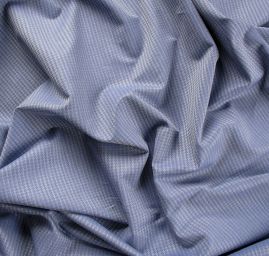 Viskozová žakárová látka šedomodrá pepito vzor