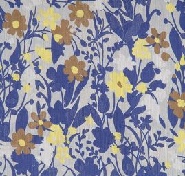 Šifon kreš květinový vzor II.jakost