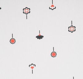 Žoržetová látka pastel béžová květy