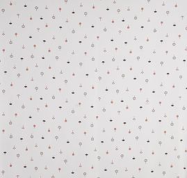 Žoržetová látka pastel béžová květy