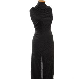 Žakárová látka jemná květinový motiv