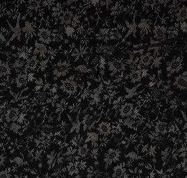 Žakárová látka jemná květinový motiv