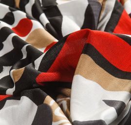 Úplet viskozový geometrické vzory II.jakost