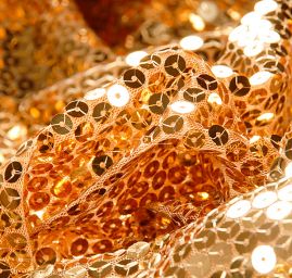 Flitrová třpytivá látka zlatá