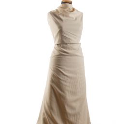 Len střední síly melírový smetanový