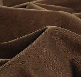 Bavlněná látka imitace rifloviny hnědý melír