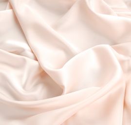 Satén matný jemný imitace hedvábí pastel béžová
