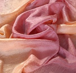 Batika letné zmesová látka losos / ružová