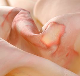 Batika letné viskozvá látka žltohnedá