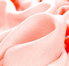 Krepdešín feeling silk pastel lososová