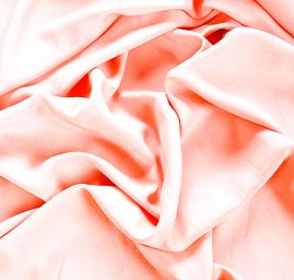Krepdešín feeling silk pastel lososová