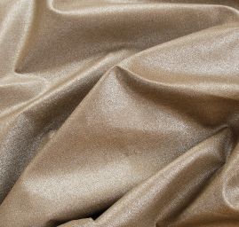 Len pevný se zátěrem polyakrylu lamé olivová