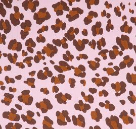 Úplet žoržetový zvířecí vzor jasně růžová