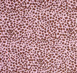 Úplet žoržetový zvířecí vzor jasně růžová